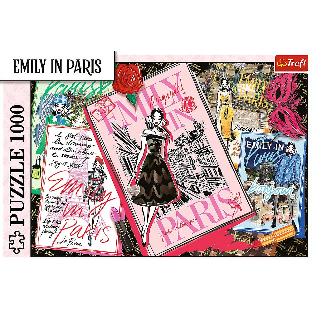 Trefl, Emily in Paris, Magazin, 1000 Teile Puzzle