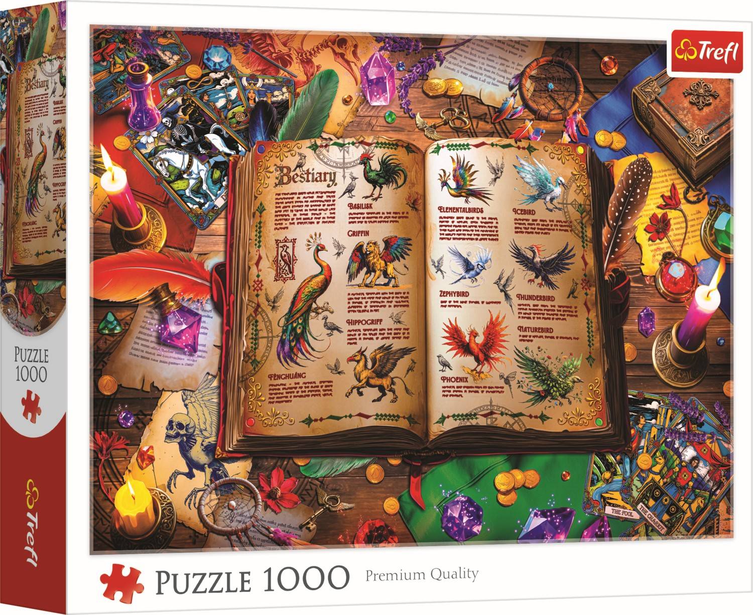 Trefl, Atlas fantastischer Vögel, 1000 Teile Puzzle