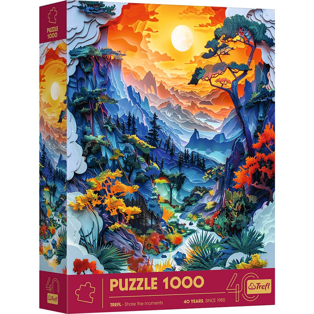 Trefl, 40 Jahre Trefl Jubiläum, Tal, 1000 Teile Puzzle