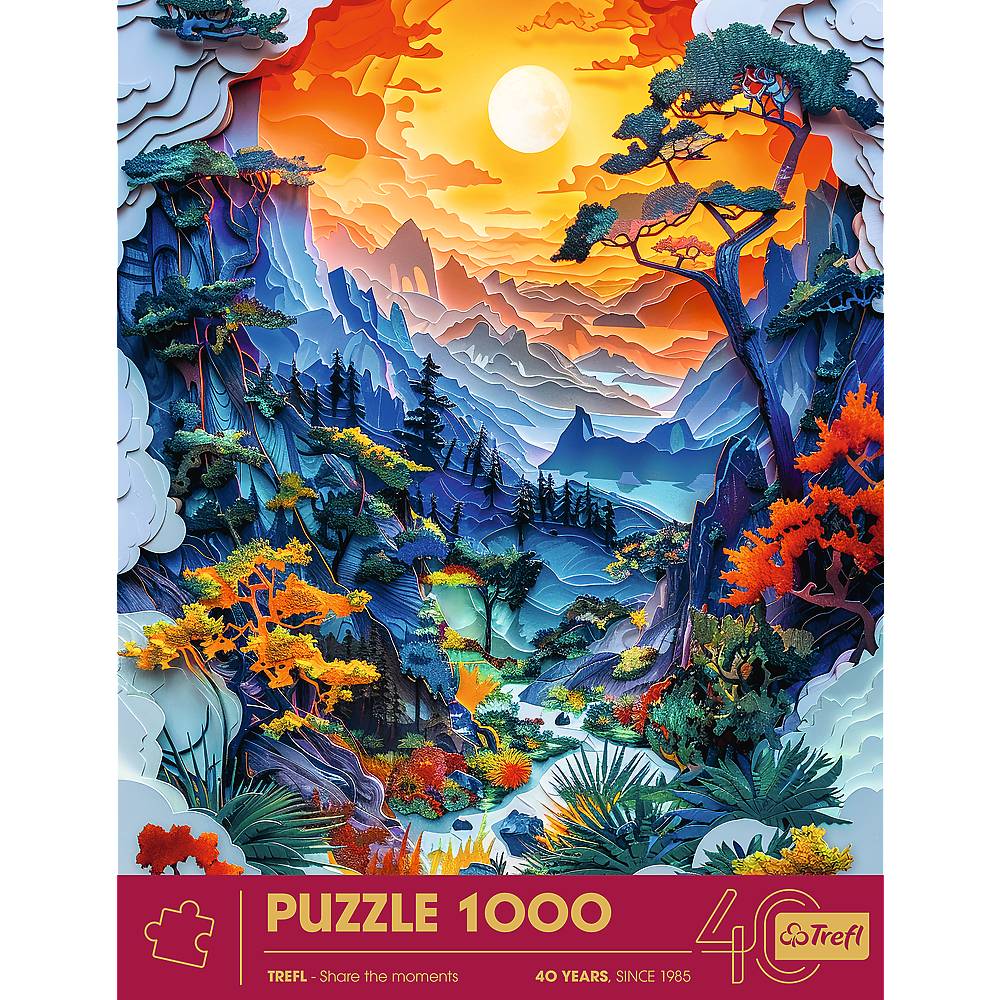 Trefl, 40 Jahre Trefl Jubiläum, Tal, 1000 Teile Puzzle