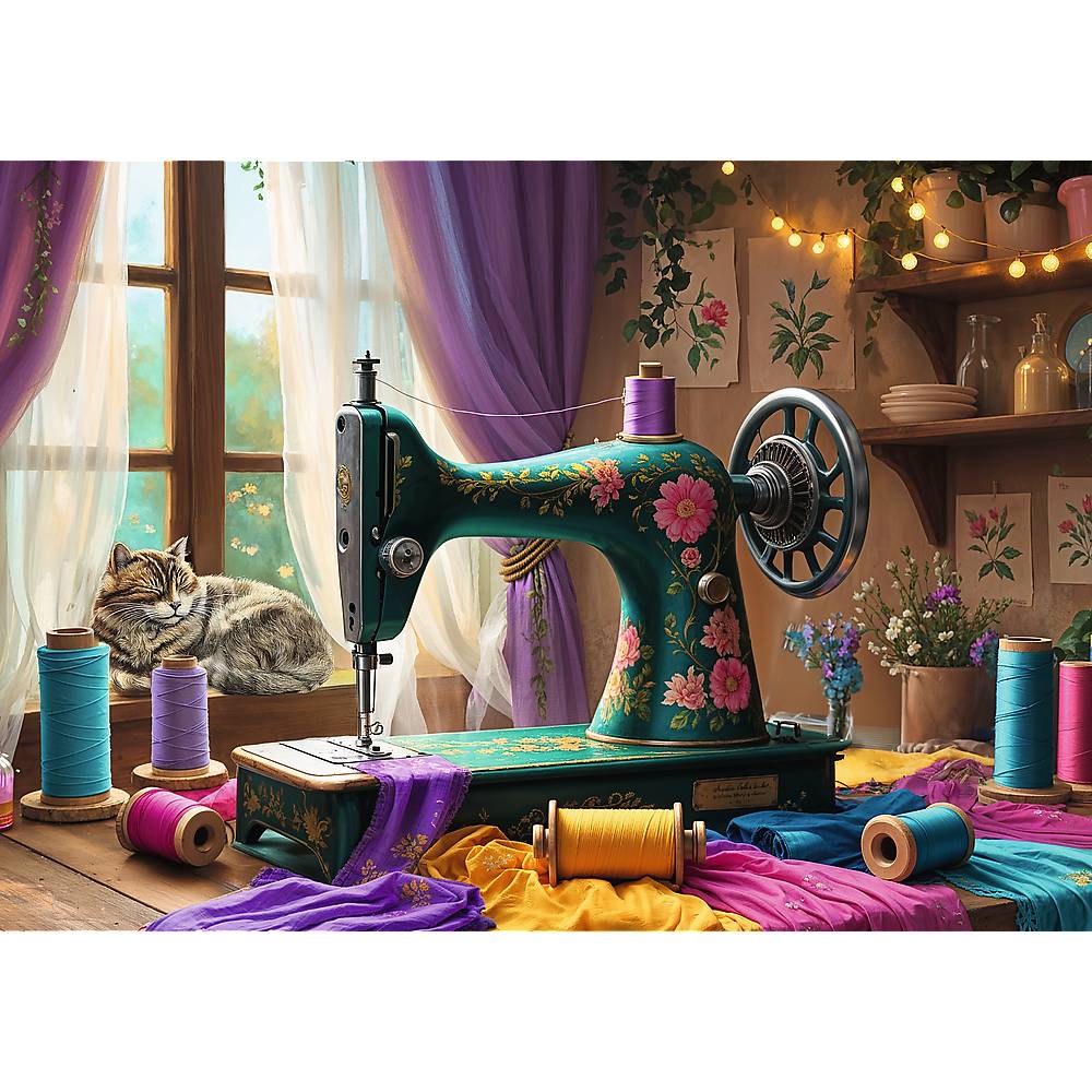 Trefl, Mein Nähatelier, 1000 Teile Puzzle
