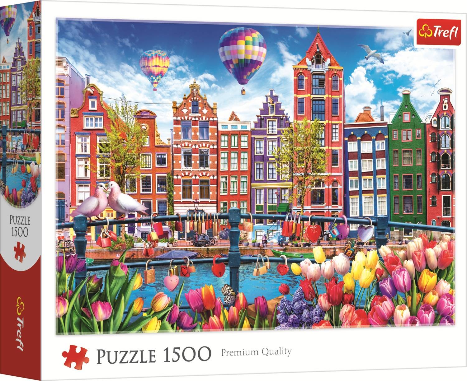 Trefl, Buntes Amsterdam, 1500 Teile Puzzle