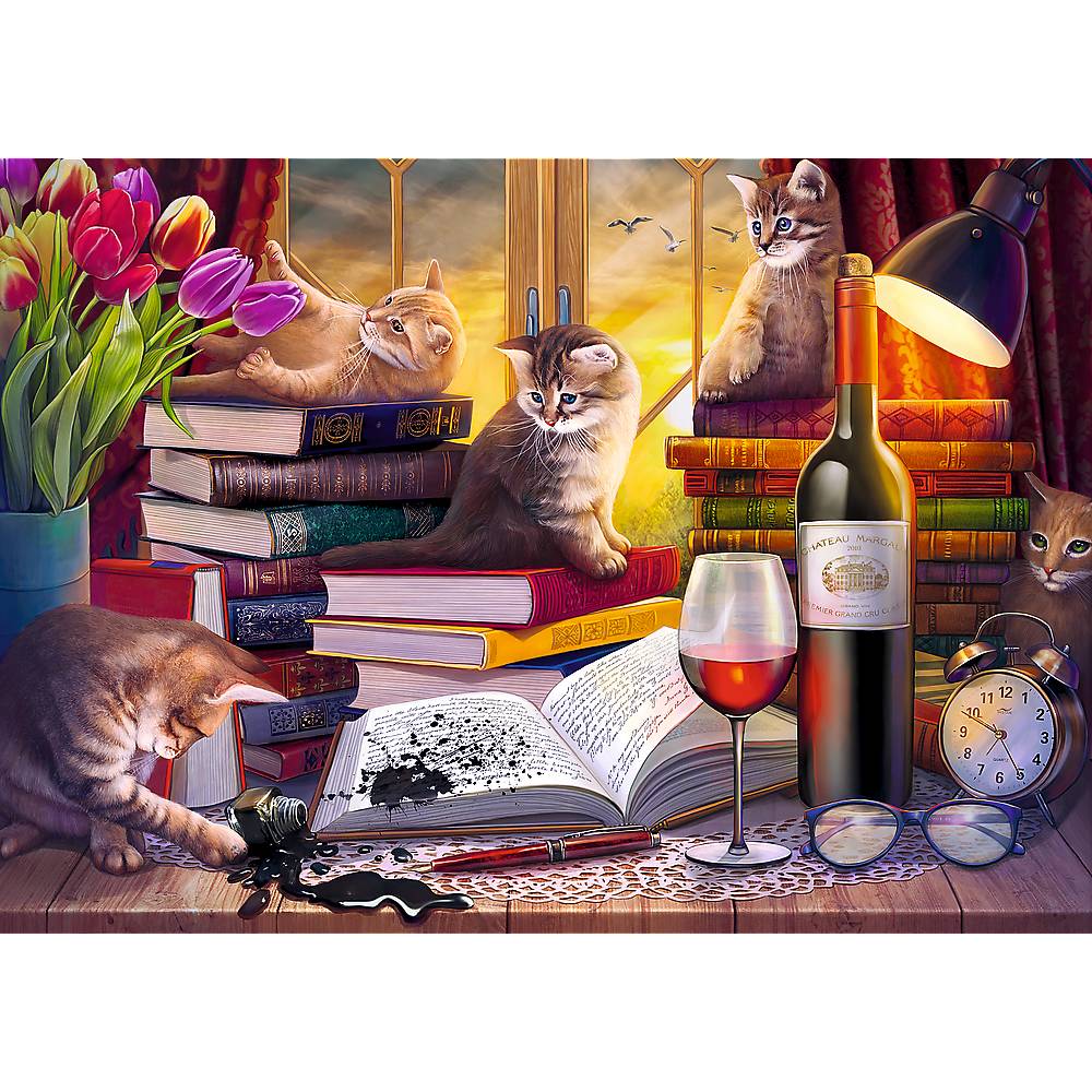 Trefl, Katzenabend, 2000 Teile Puzzle
