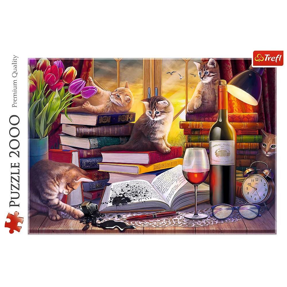 Trefl, Katzenabend, 2000 Teile Puzzle