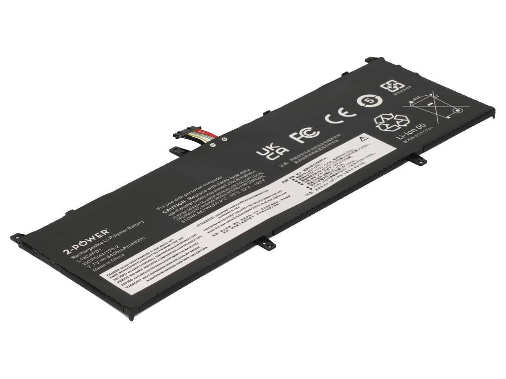 2-power Lenovo Yoga C640-13IML Main Battery Pack NEW - Akku - 49 mAh