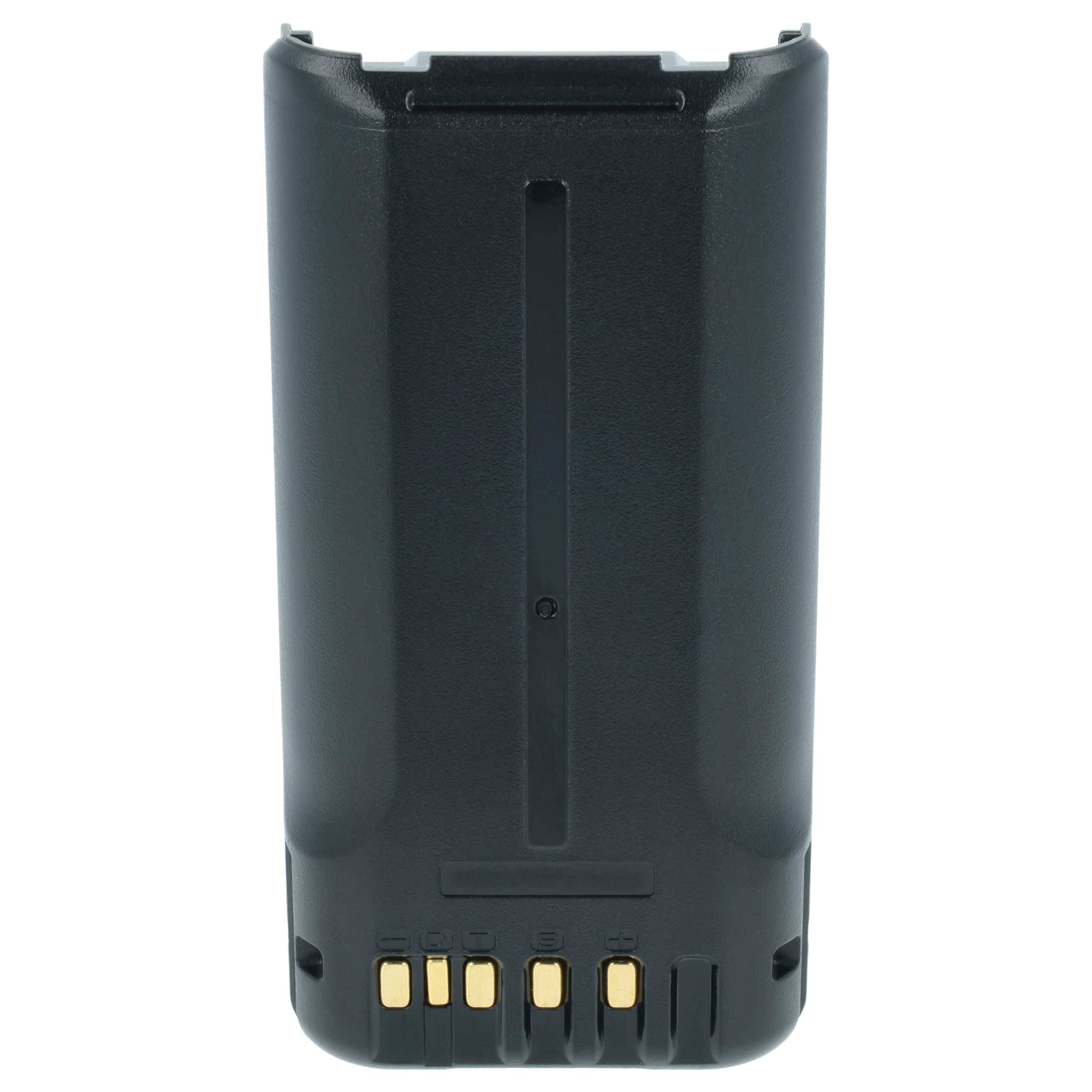 vhbw Akku kompatibel mit Kenwood VP6430, VP8000 Funkgerät, Walkie Talkie (2600 mAh, 7,4 V, Li-Ion)