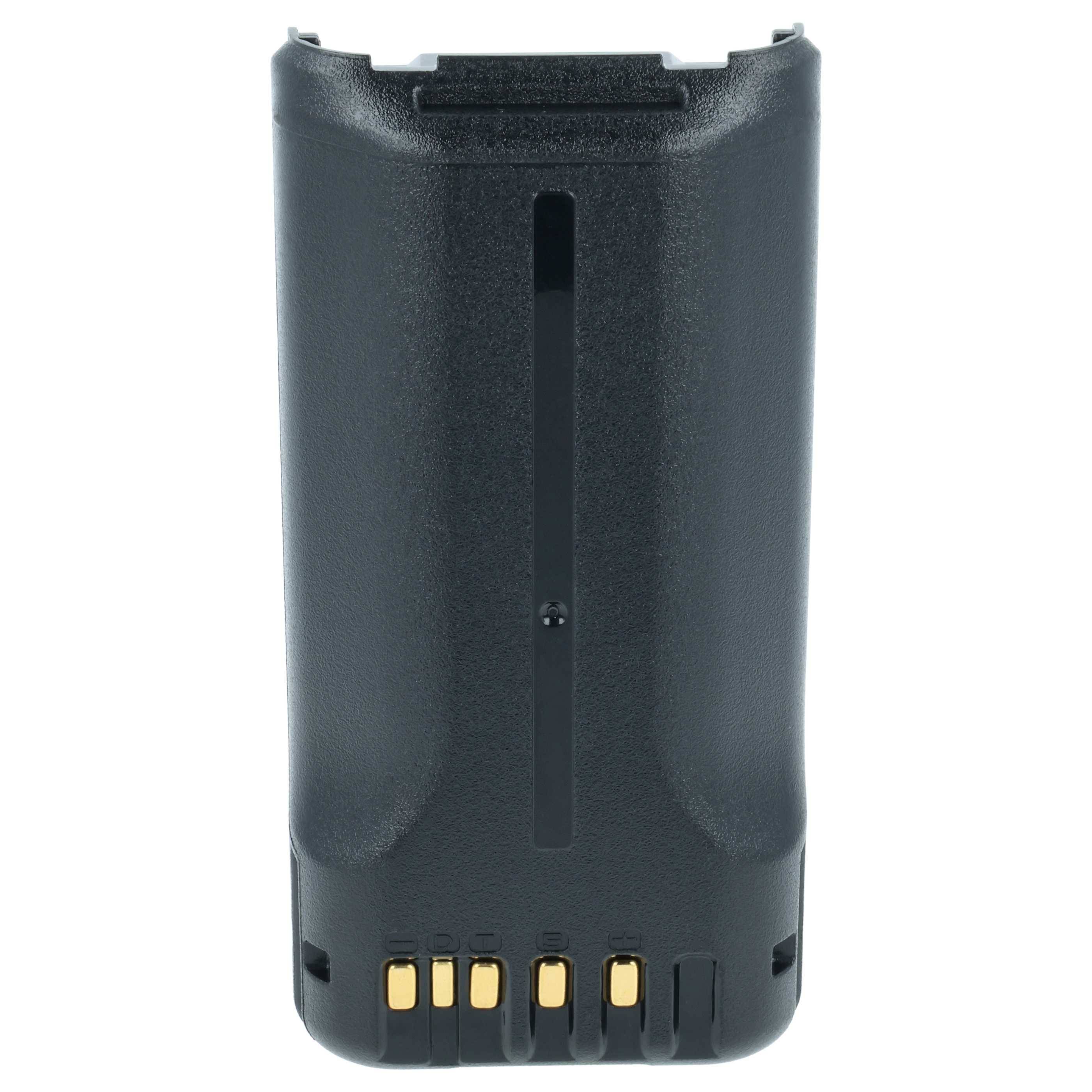 EXTENSILO Akku kompatibel mit Kenwood TK-5330, TK-5230, NX-5400, P25, NX-5200, NX-5300, NX-5000 Funkgerät, Walkie Talkie (3400 mAh, 7,4 V, Li-Ion)