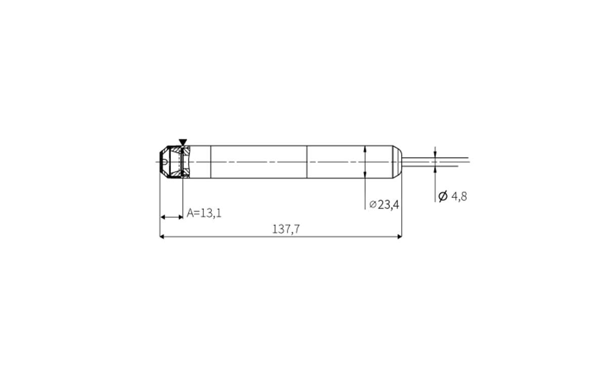Pegelsonde trinkwassergeeignet 0…0,2 bar 4…20 mA - AF907 - autosen