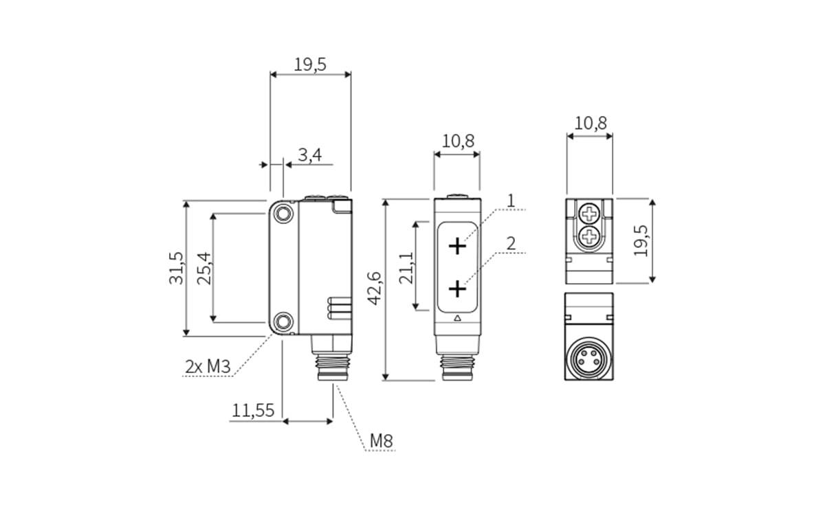 Laser-Reflexlichttaster - AL011 - autosen