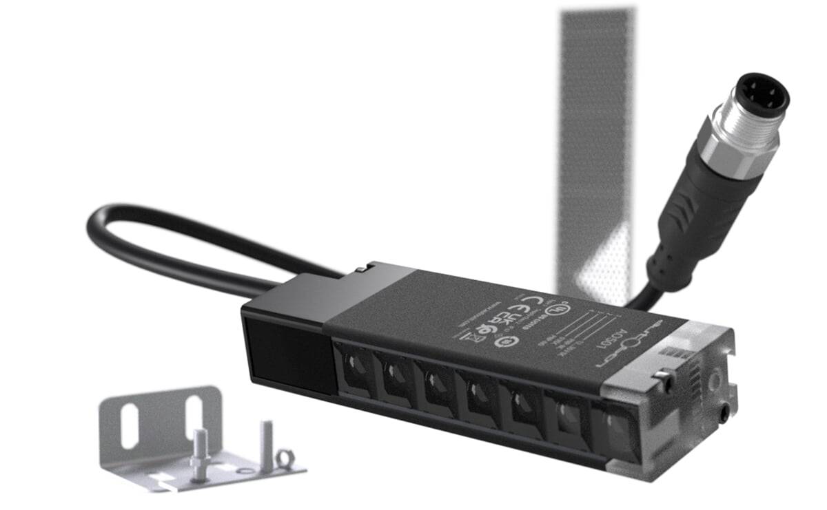 Lichtgitter M12 69 mm Rotlicht Reflexionslichtschranke IO-Link IP67 - AO501 - autosen