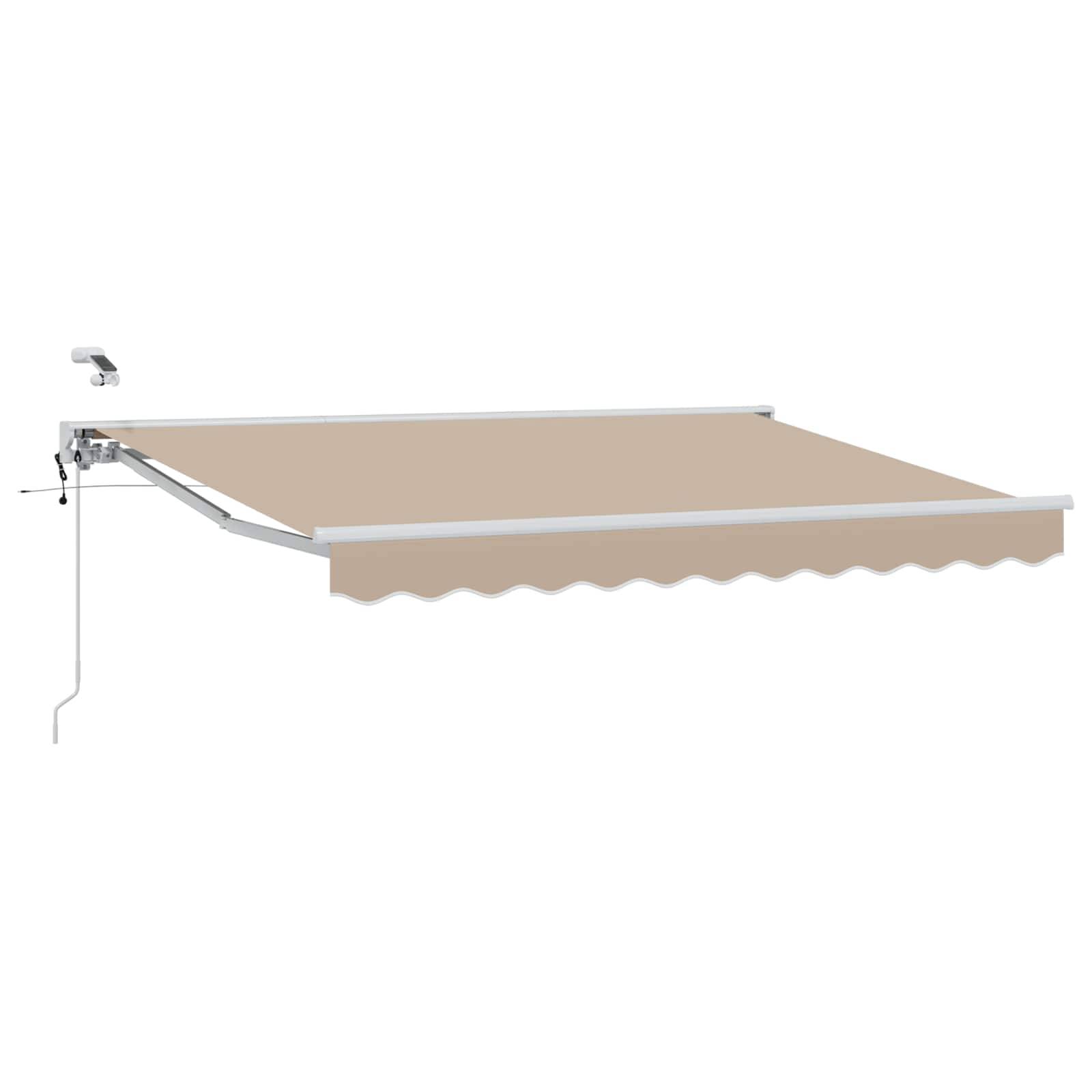 vidaXL Elektrische ausziehbare Markise Beige 3,5 x 2 m