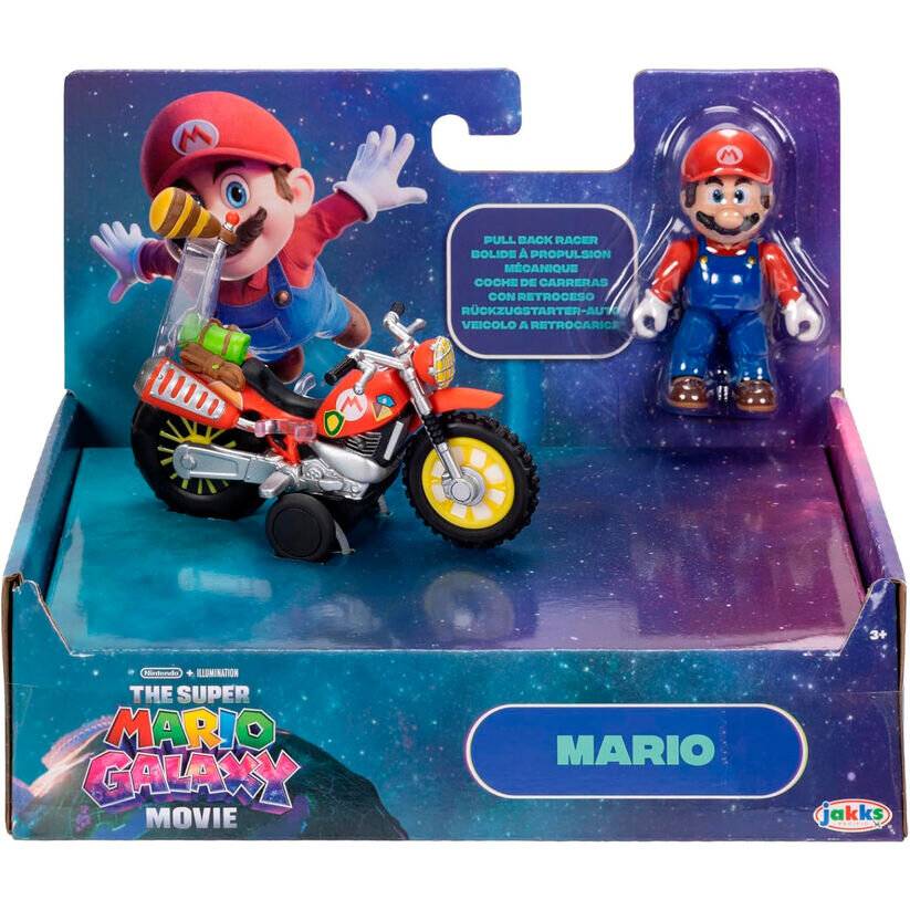 Super Mario Bros - Super Mario Galaxy Filmfigur und Fahrzeug