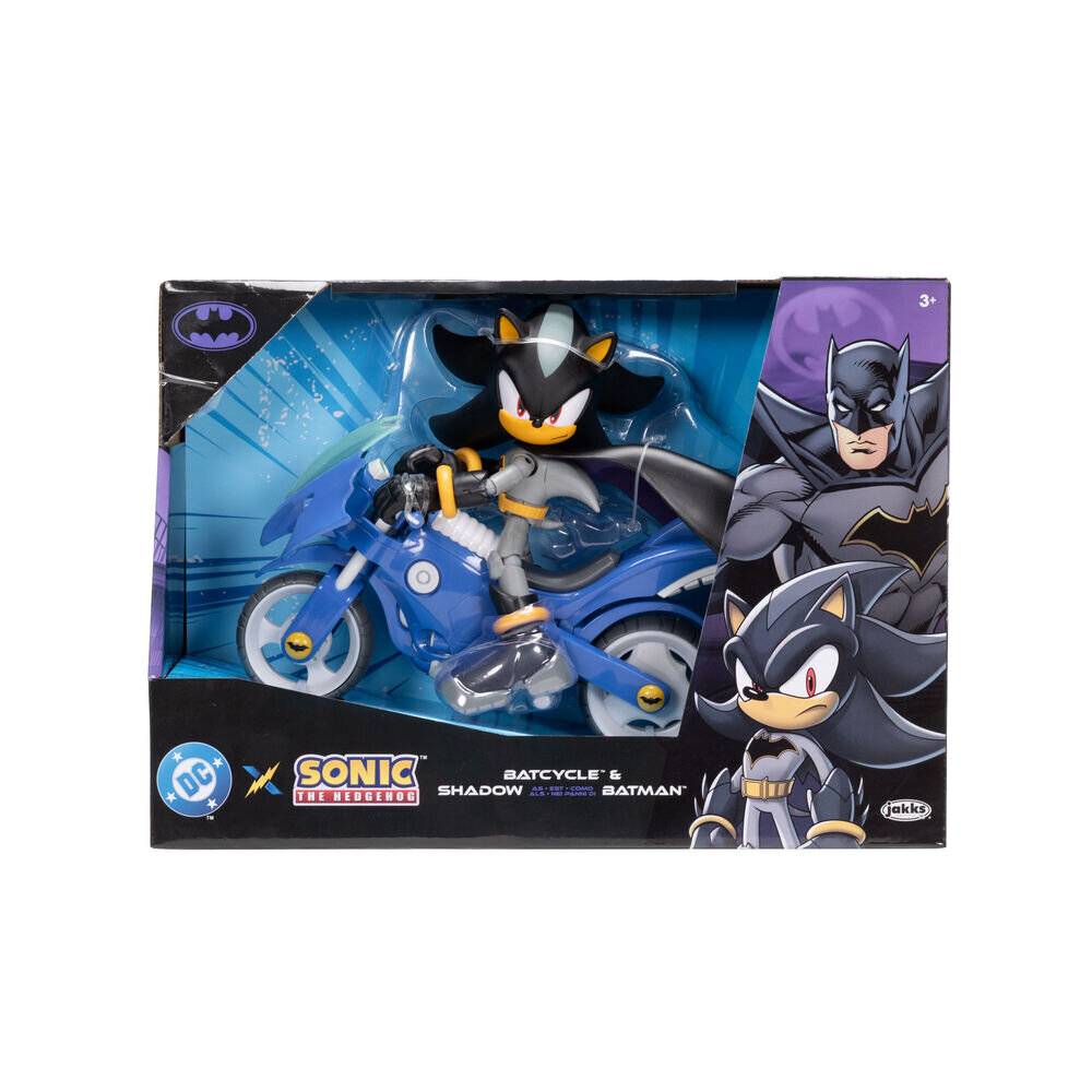 Sonic The Hedgehog Shadow mit Batcycle-Figur 12 cm