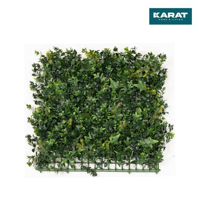 FLOORDIREKT Pflanzenwand Tropical - Natürliches, pflegefreies Kunstpflanzen-Panel - Sonnenbeständig & individuell erweiterbar - 50 × 50 cm