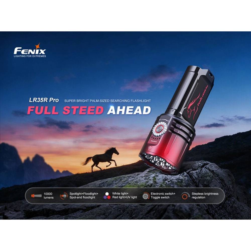 Fenix LR35R Pro Gradient LED Taschenlampe 10.000 Lumen - Limited Edition