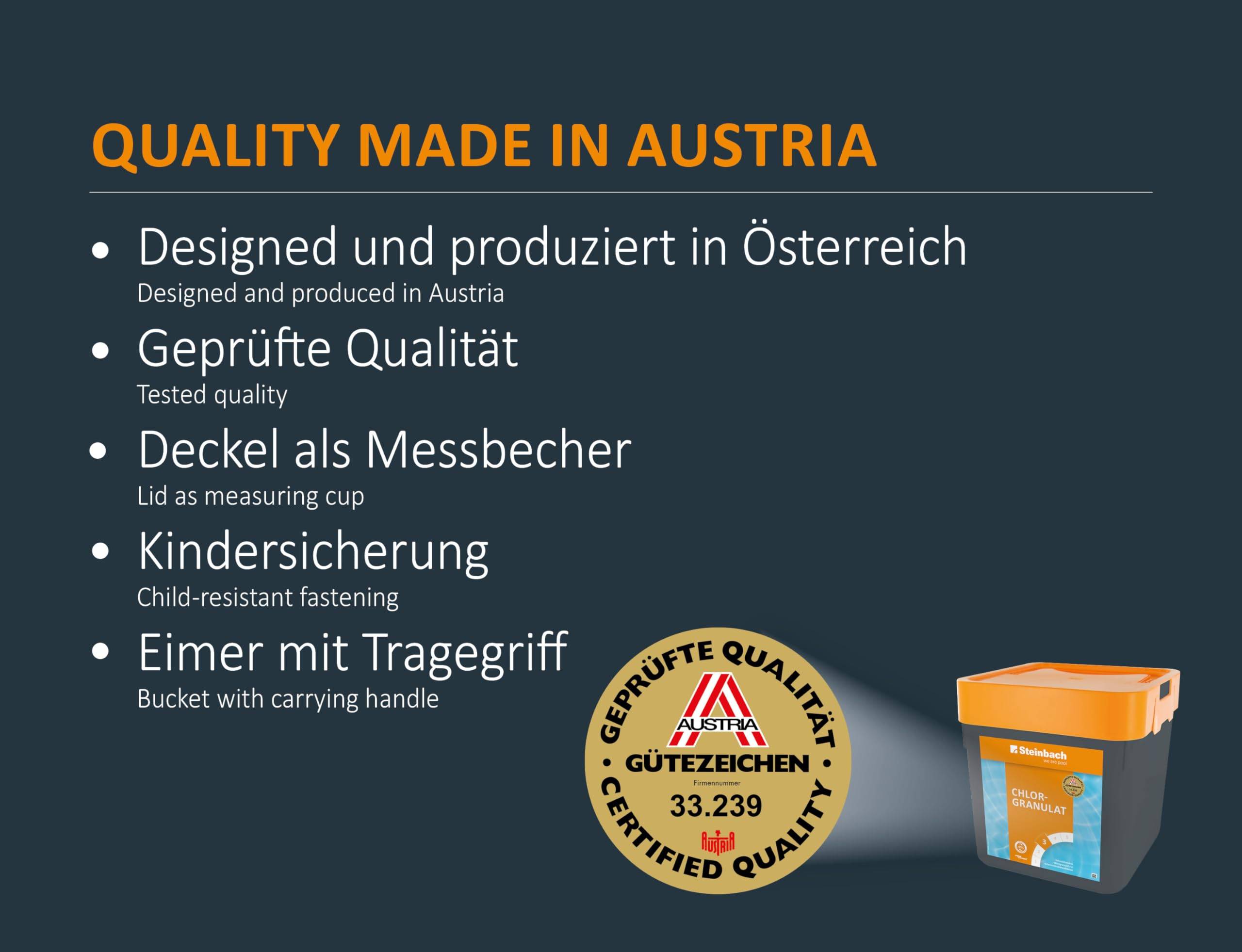 Steinbach | Algezid Poolpflege | flüssig | 5 Liter | effektive Algenprävention | ideal für kristallklares Wasser