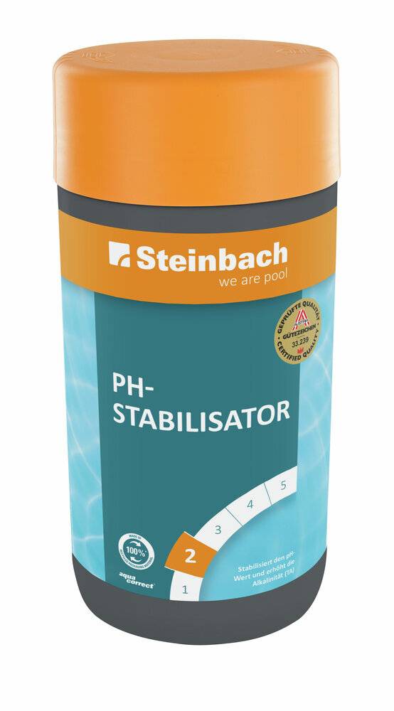 Steinbach | Poolpflege pH-Stabilisator | 1 kg | zur optimalen pH-Wert-Einstellung | effiziente Wasserpflege | einfache Anwendung #1