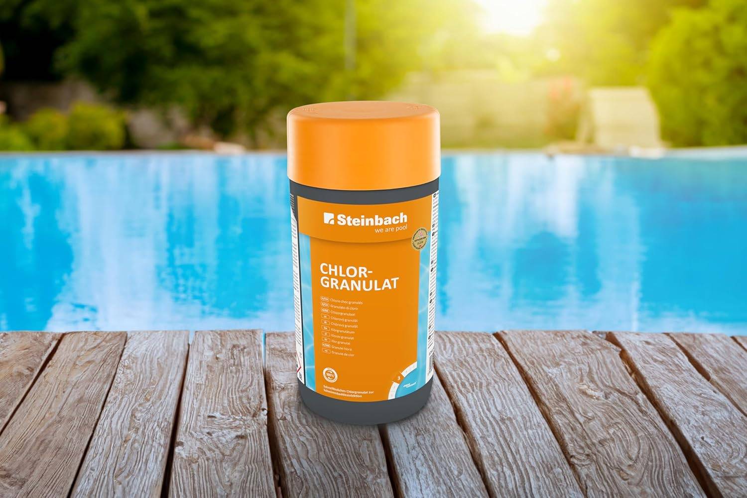 Steinbach | Chlorgranulat | effektive Wasserdesinfektion | schnelle Löslichkeit | ideal für Pools | einfache Anwendung