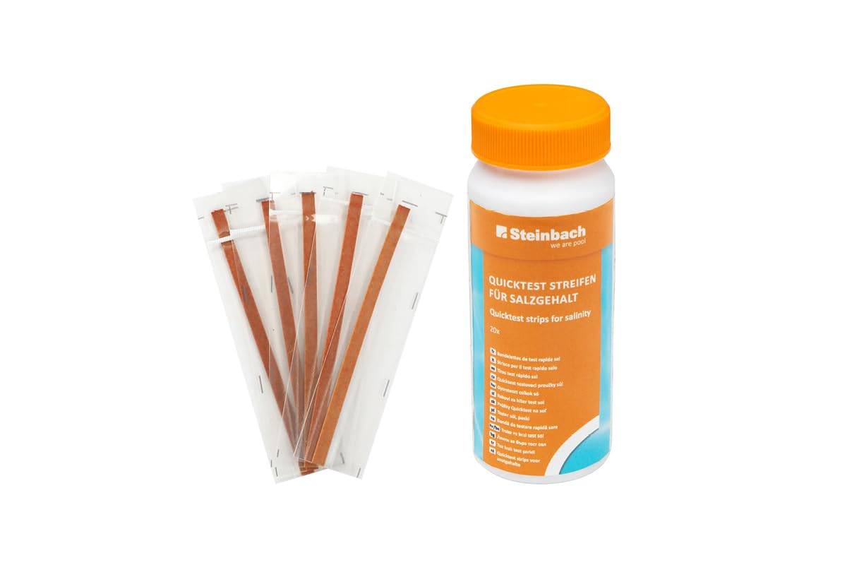 Steinbach | Quicktest Streifen | ideal zur schnellen Bestimmung des Salzgehalts | 20 Stück | einfache Handhabung | präzise Ergebnisse für zuverläs