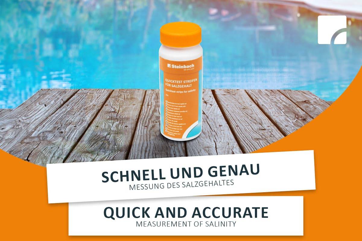 Steinbach | Quicktest Streifen | ideal zur schnellen Bestimmung des Salzgehalts | 20 Stück | einfache Handhabung | präzise Ergebnisse für zuverläs