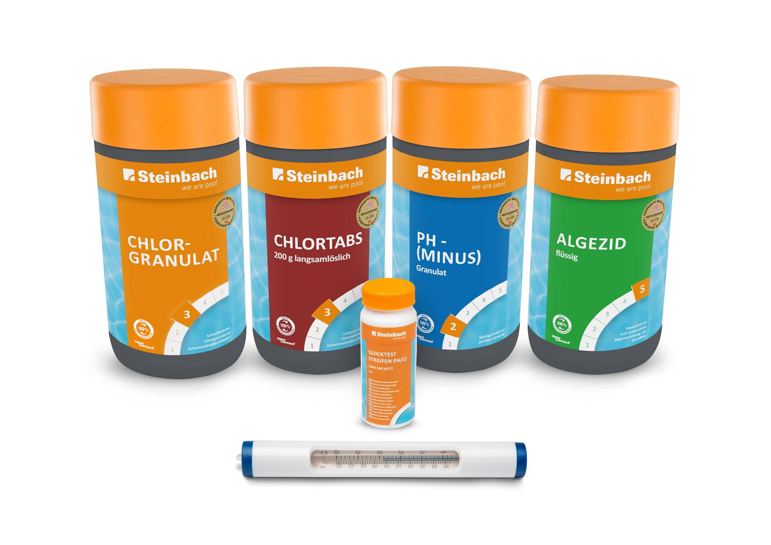 Steinbach Poolpflege Chlor Starterset, Pool Startersets, 0759001TS