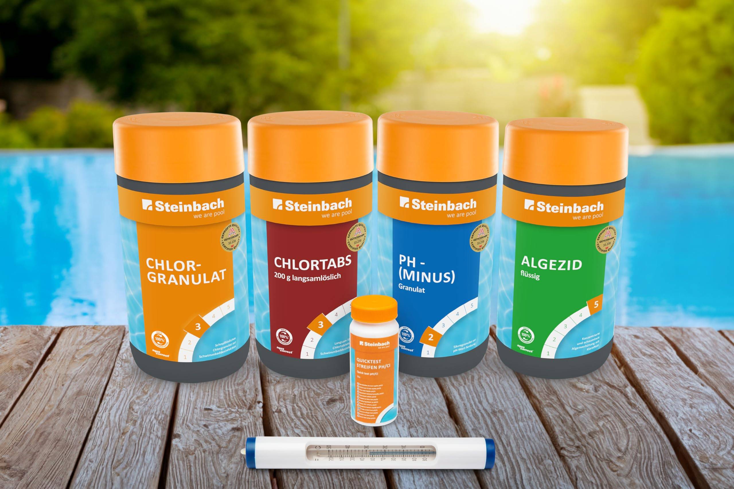 Steinbach Poolpflege Chlor Starterset, Pool Startersets, 0759001TS
