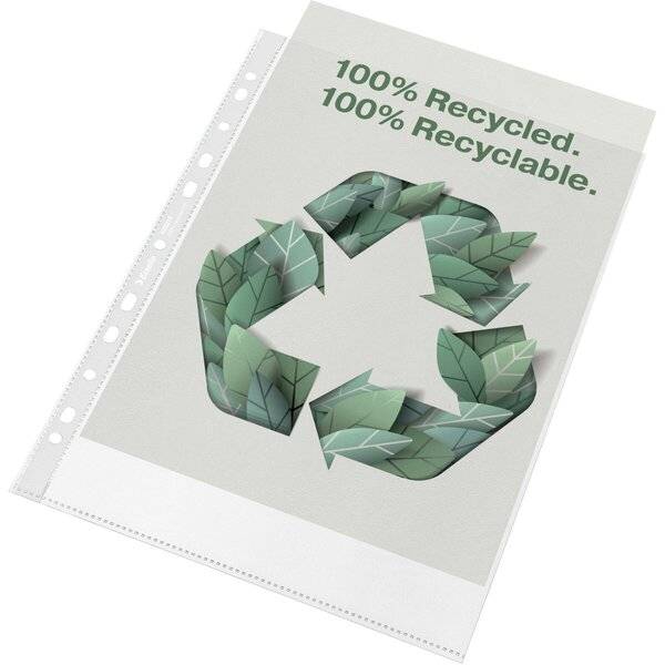 Prospekthülle A4 PP recycelt farblos 20 Stück