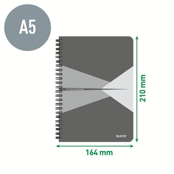 Collegeblock Office A5 PP liniert blau