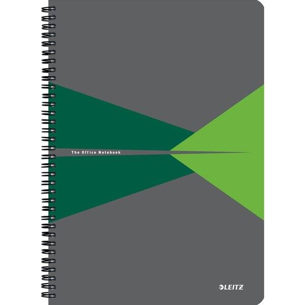 Collegeblock Office A4 Karton liniert grün