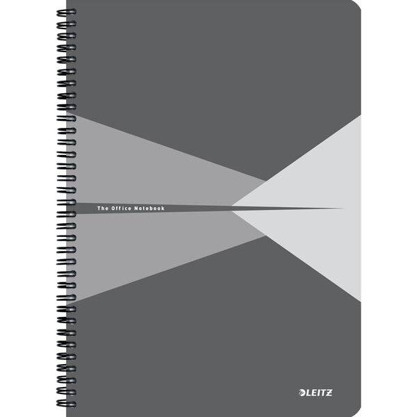 Collegeblock Office A4 PP liniert grau