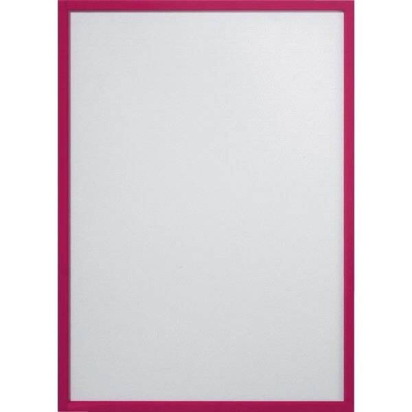 Dokumentenhalter A4 magnetisch pink 10 Stück
