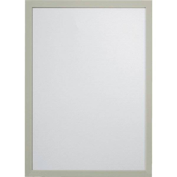 Dokumentenhalter A4 magnetisch silber 10 Stück
