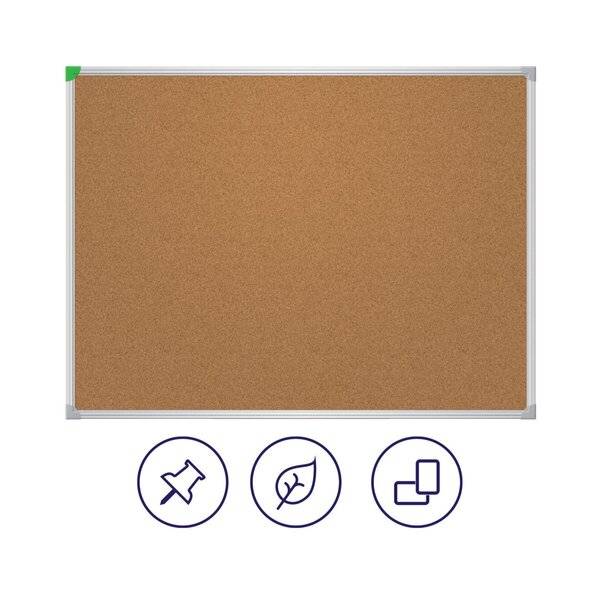 Korktafel U-ActLine 90x60cm