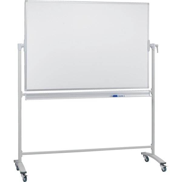 Stativdrehtafel Whiteboard Stahl 120x120cm