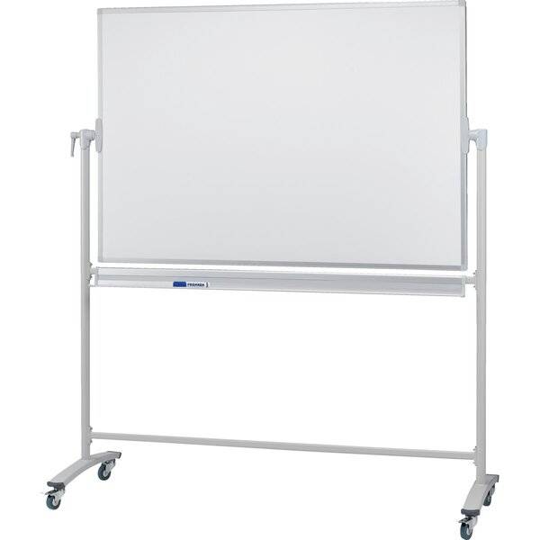 Stativdrehtafel Whiteboard Stahl 150x120cm