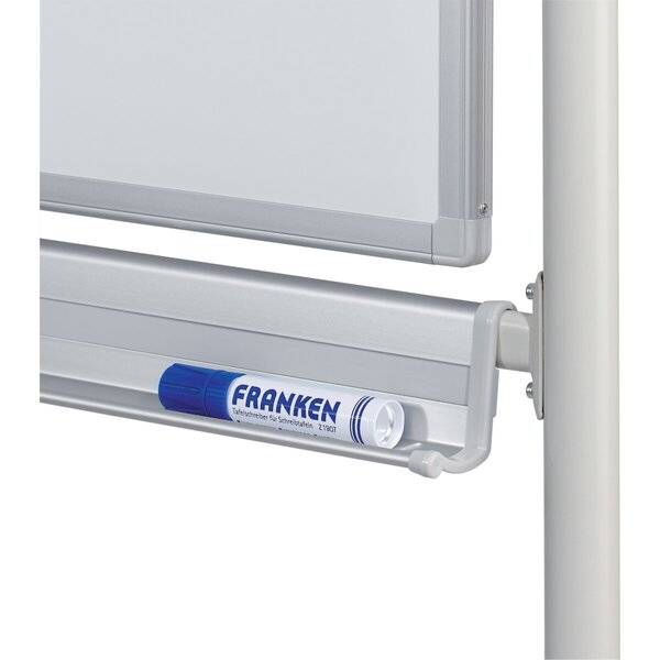 Stativdrehtafel Whiteboard Stahl 150x120cm
