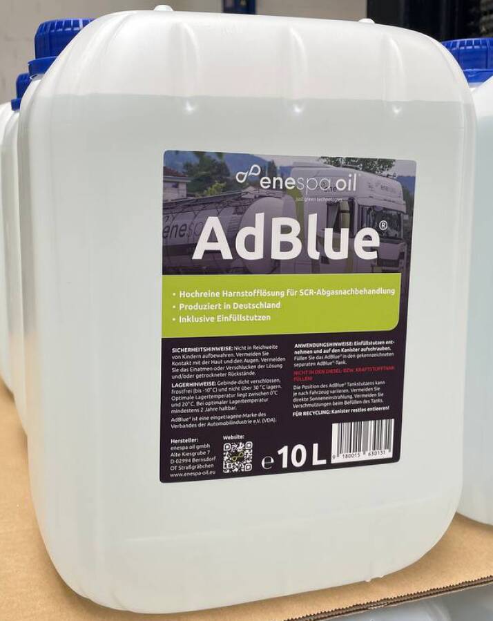 AdBlue® Harnstofflösung ISO 22241 / DIN 70070 / SCR / PKW LKW Diesel 82881 Inhalt 10 l Ausführung Kanister Lieferumfang