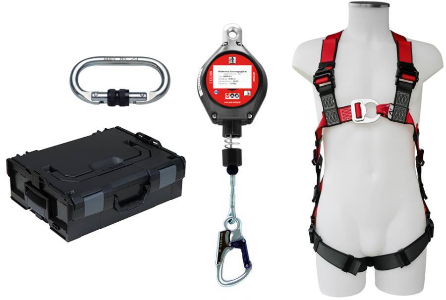 Sicherheitsset für Hubarbeitsbühnen Profi 42204 Größe 1 (48 - 56) zul. Gesamtgewicht 50-136 kg