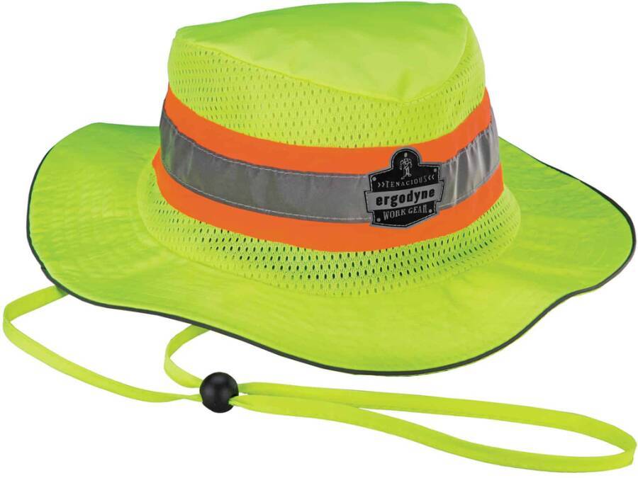 Kühlender Sonnenhut Microfaser 12594 Größe 64 Farbe warngelb / orange / grau Lichtschutzfaktor 50+