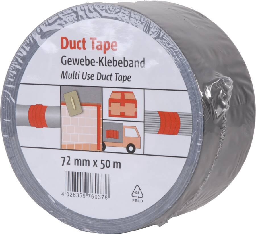 Steinband Gerband 246 8473308 Farbe schwarz Rollenbreite 72 mm Rollenlänge 50 m Dicke 0,18 mm