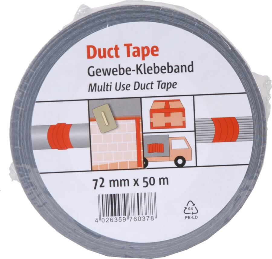 Steinband Gerband 246 8473308 Farbe schwarz Rollenbreite 72 mm Rollenlänge 50 m Dicke 0,18 mm
