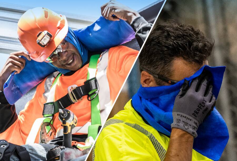 Verdunstungskühltuch PVA 12420 Farbe blau Typ breit ohne Schlitz Abmessung 33 x 75 cm