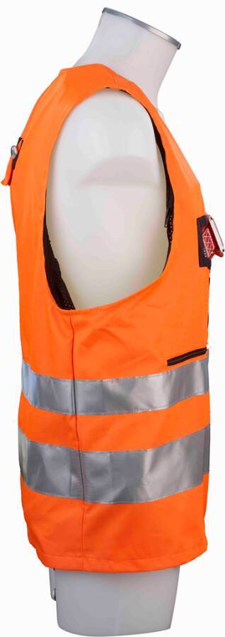 Warnweste MAS inkl. Auffanggurt 1741010 Größe 1 (44-54) Farbe warnorange zul. Gesamtgewicht 136 kg