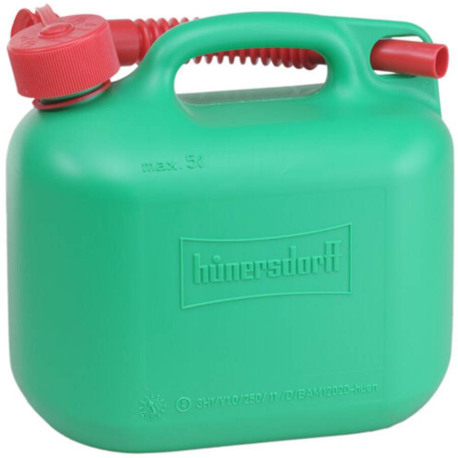 Kraftstoff-Kanister Standard grün 881585 Inhalt 5 l Maße innen Ø der Füllöffnung: 29 mm, Gewinde außen Ø: 38 mm, Tiefe: