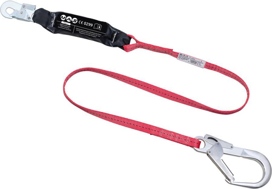 Verbindungsmittel Bandfalldämpfer MAS mit Gurtband 6341102 Typ Tyger 3 Gurtbreite 27 mm Länge 2 m Ausführung Gurt fest,