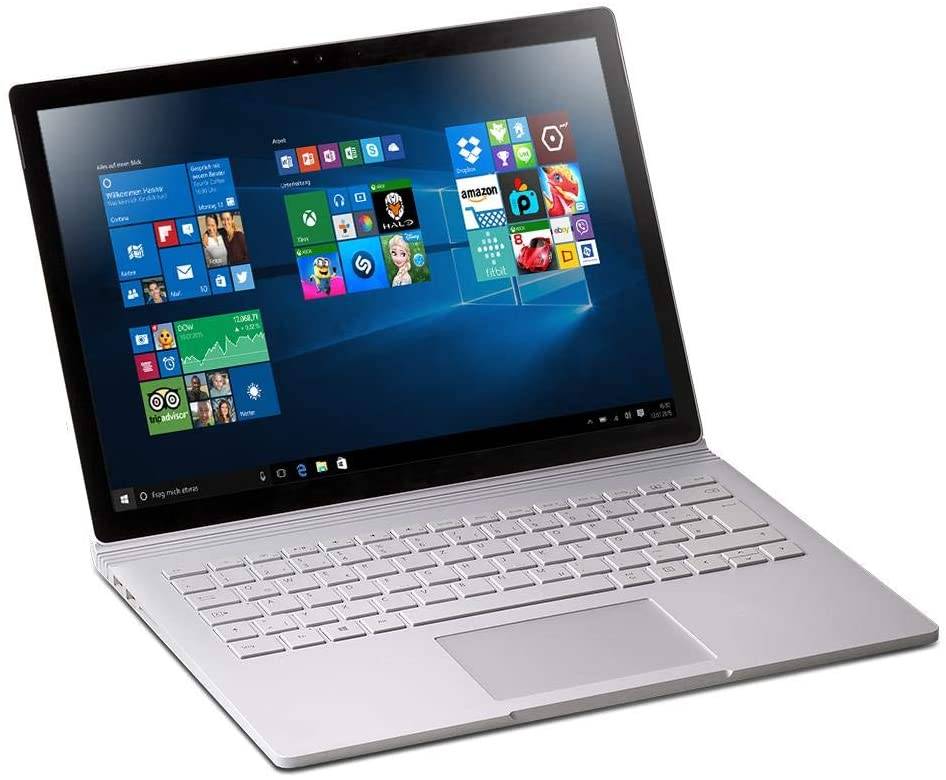 Microsoft Surface Book 13.5" i5-6300U 3K 8 GB 256 GB SSD Webcam Touch Win 10 Pro DE