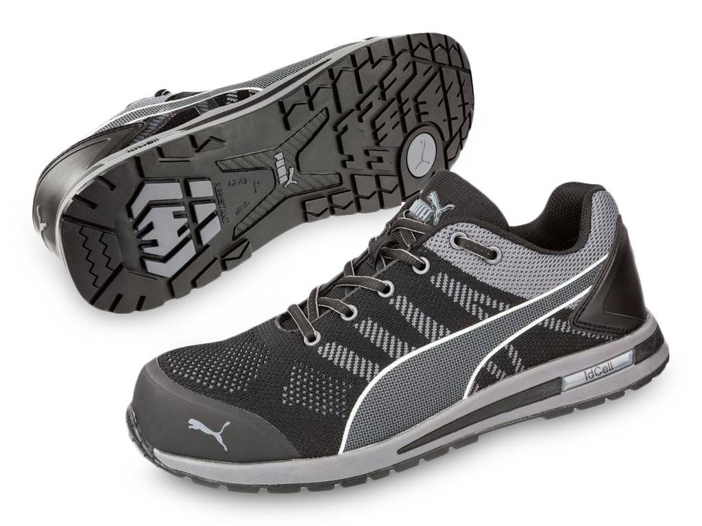 Sicherheitshalbschuh ELEVATE KNIT BLACK Low 643160, S1P SRC HRO ESDZulassung/NormS1P SRC HRO ESDEigenschaften MetallfreiFußbettevercushion BASohle