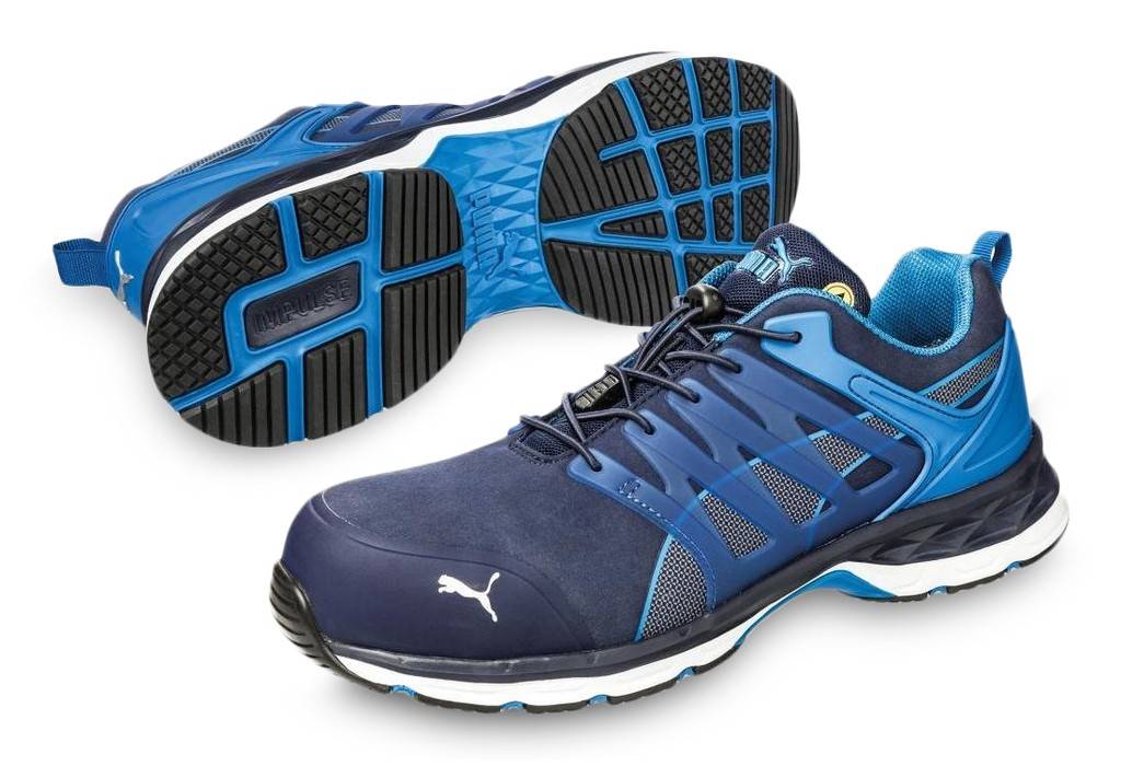 Sicherheitshalbschuh VELOCITY 2.0 BLUE Low 643850, S1P SRC HRO ESDZulassung/NormEN ISO 20345, S1P SRC HRO ESDEigenschaften Metallfrei Vorderkapp