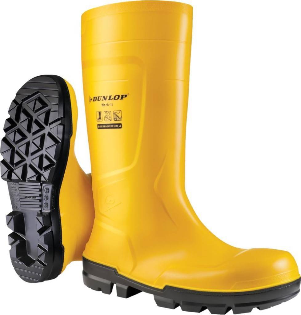Sicherheitsstiefel Work-It full safety, S5 SR FO LGZulassung/Norm EN ISO 203452022 S5 SR FO LGEigenschaften Rutschhemmend, um sichere Arbeitsbeding
