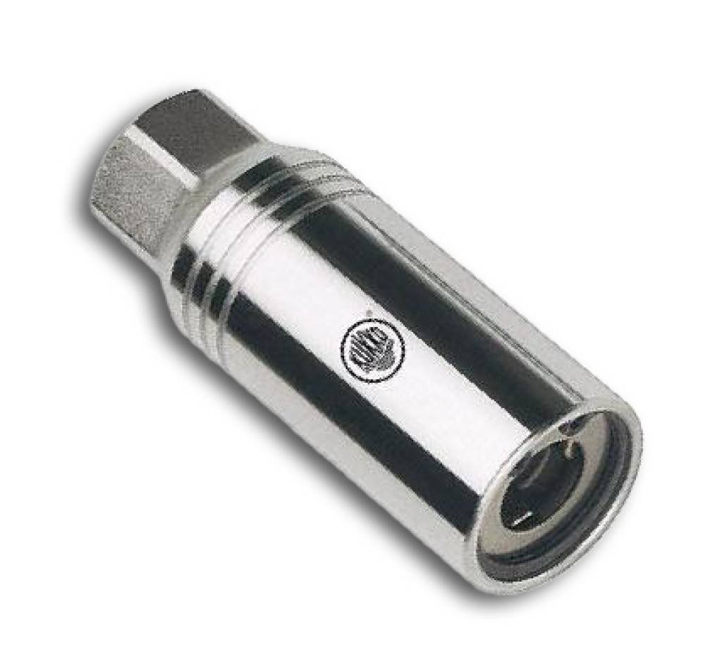 Stehbolzen-Aus- und EindreherAusführung Aus Chrom-Vanadium-Stahl, verchromt. Die Betätigung kann mittels 21-mm-Ringschlüssel oder 1/2"-Steckschlüs